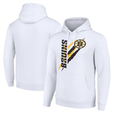 Толстовка Boston Bruins Starter Color Scratch Fleece - White
