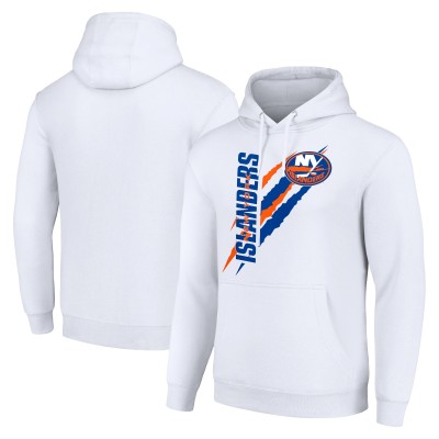 Толстовка New York Islanders Starter Color Scratch Fleece - White