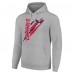 Толстовка Washington Capitals Starter Heather Gray Color Scratch Fleece