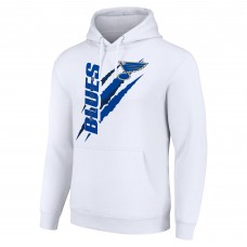 Толстовка St. Louis Blues Starter Color Scratch Fleece - White