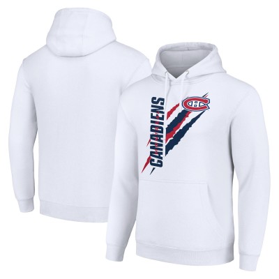 Толстовка Montreal Canadiens Starter Color Scratch Fleece - White