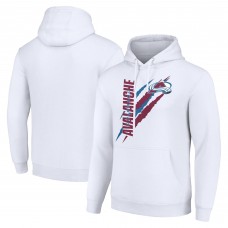 Толстовка Colorado Avalanche Starter Color Scratch Fleece - White