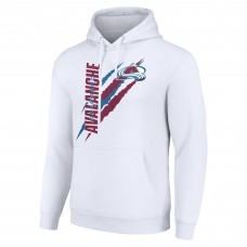 Толстовка Colorado Avalanche Starter Color Scratch Fleece - White