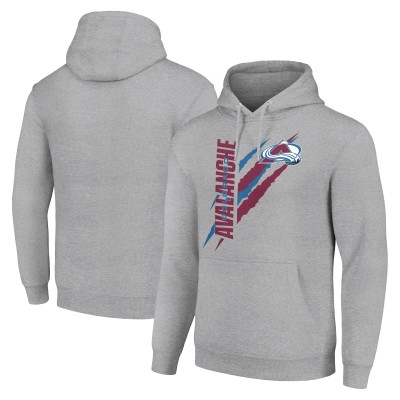 Толстовка Colorado Avalanche Starter Color Scratch Fleece - Heather Gray
