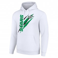 Толстовка Dallas Stars Starter Color Scratch Fleece - White