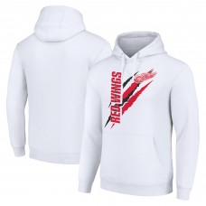 Толстовка Detroit Red Wings Starter Color Scratch Fleece - White