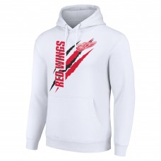 Толстовка Detroit Red Wings Starter Color Scratch Fleece - White