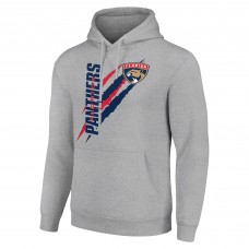 Толстовка Florida Panthers Starter Color Scratch Fleece - Heather Gray
