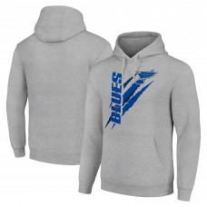 Толстовка St. Louis Blues Starter Color Scratch Fleece - Heather Gray