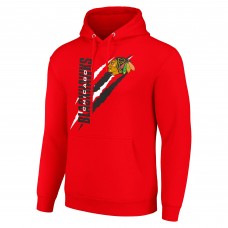 Толстовка Chicago Blackhawks Starter Color Scratch Fleece - Red