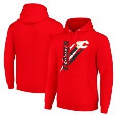 Толстовка Calgary Flames Starter Color Scratch Fleece - Red
