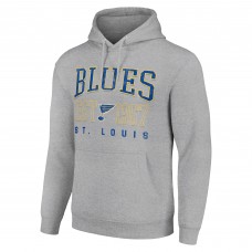 Толстовка St. Louis Blues Starter Retro Graphic - Heather Gray