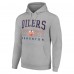 Толстовка Edmonton Oilers Starter Retro Graphic - Heather Gray