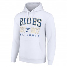 Толстовка St. Louis Blues Starter Retro Graphic - White
