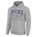 Толстовка Anaheim Ducks Starter Retro Graphic - Heather Gray