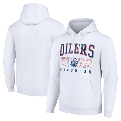 Толстовка Edmonton Oilers Starter Retro Graphic - White