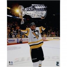 Kris Letang Pittsburgh Penguins Autographed Fanatics Authentic 16 x 20 2017 Raising Cup Photograph