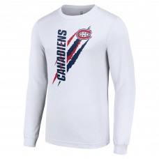 Футболка Montreal Canadiens Starter Color Scratch Long-Sleeve - White
