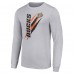 Футболка с длинным рукавом Anaheim Ducks Starter Color Scratch - Heather Gray