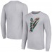 Футболка с длинным рукавом Minnesota Wild Starter Color Scratch - Heather Gray
