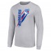 Футболка с длинным рукавом New York Rangers Starter Color Scratch - Heather Gray