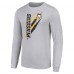 Pittsburgh Penguins Starter Heather Gray Color Scratch Long-Sleeve T-Shirt