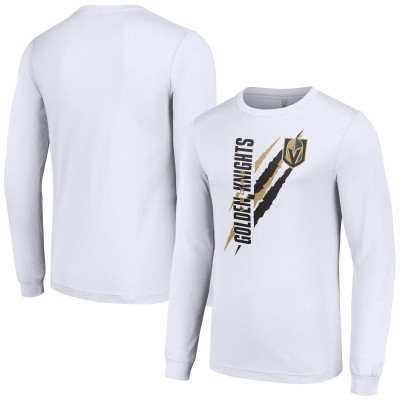 Футболка с длинным рукавом Vegas Golden Knights Starter Color Scratch - White