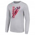 Футболка Washington Capitals Starter Color Scratch Long-Sleeve - Heather Gray