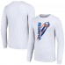 Футболка с длинным рукавом New York Islanders Starter Color Scratch - White Футболка с длинным рукавом New York Islanders Starter Color Scratch - White