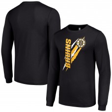 Футболка Boston Bruins Starter Color Scratch Long-Sleeve - Black