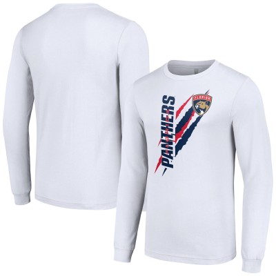 Футболка с длинным рукавом Florida Panthers Starter Color Scratch - White
