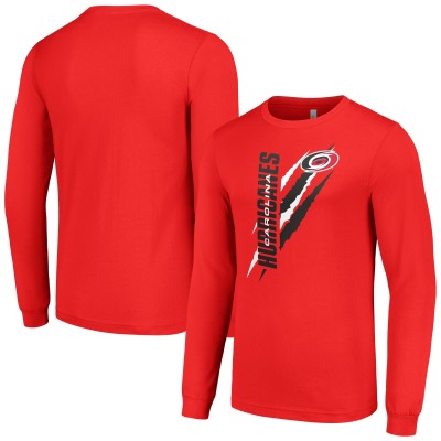 Футболка Carolina Hurricanes Starter Color Scratch Long-Sleeve - Red