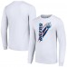 Футболка Edmonton Oilers Starter White Color Scratch Long-Sleeve