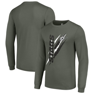 Футболка с длинным рукавом Dallas Stars Starter Color Scratch - Green