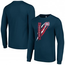 Футболка Montreal Canadiens Starter Color Scratch Long-Sleeve - Navy