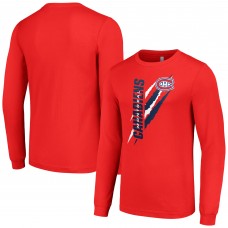 Футболка Montreal Canadiens Starter Color Scratch Long-Sleeve - Red