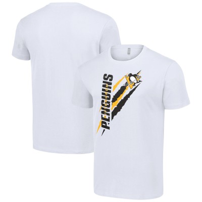 Pittsburgh Penguins Starter White Color Scratch T-Shirt