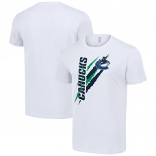 Vancouver Canucks Starter White Color Scratch T-Shirt