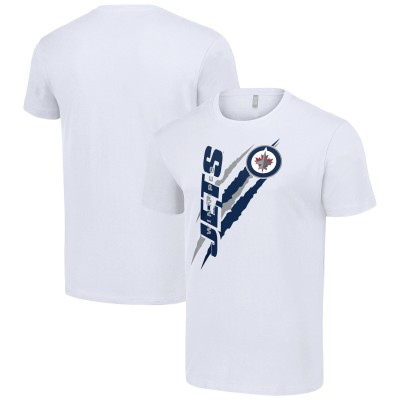 Winnipeg Jets Starter White Color Scratch T-Shirt