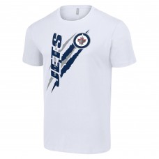 Winnipeg Jets Starter White Color Scratch T-Shirt