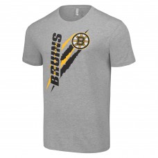 Футболка Boston Bruins Starter Color Scratch - Heather Gray