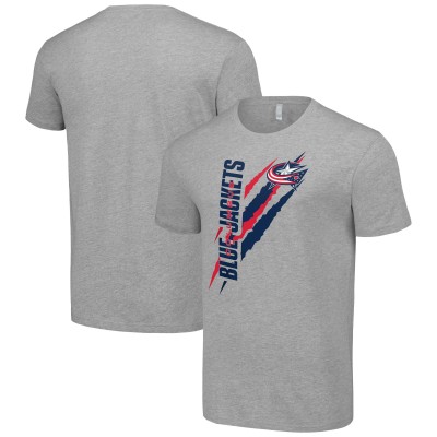 Футболка Columbus Blue Jackets Starter Color Scratch - Heather Gray