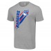 Футболка New York Rangers Starter Color Scratch - Heather Gray