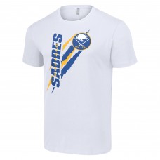 Buffalo Sabres Starter Color Scratch T-Shirt - White