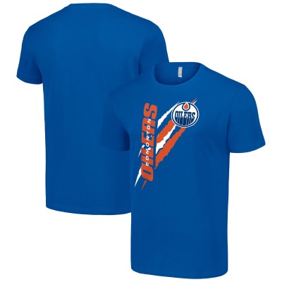Футболка Edmonton Oilers Starter Color Scratch - Royal