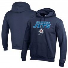 Толстовка Winnipeg Jets Champion Eco Powerblend - Navy