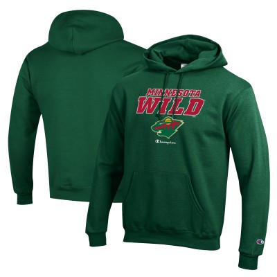 Толстовка Minnesota Wild Champion Eco Powerblend - Hunter Green