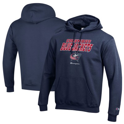Толстовка Columbus Blue Jackets Champion Eco Powerblend - Navy