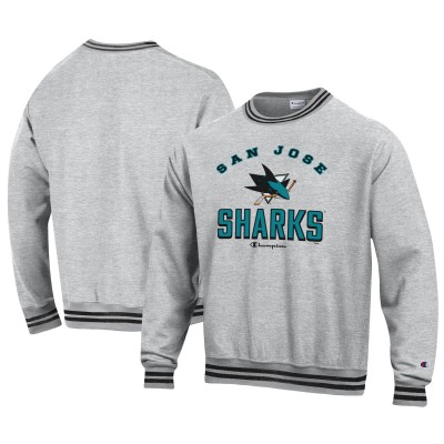 Кофта San Jose Sharks Champion Reverse Weave Yarn Dye - Heather Gray
