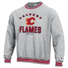 Кофта Calgary Flames Champion Reverse Weave Yarn Dye - Heather Gray